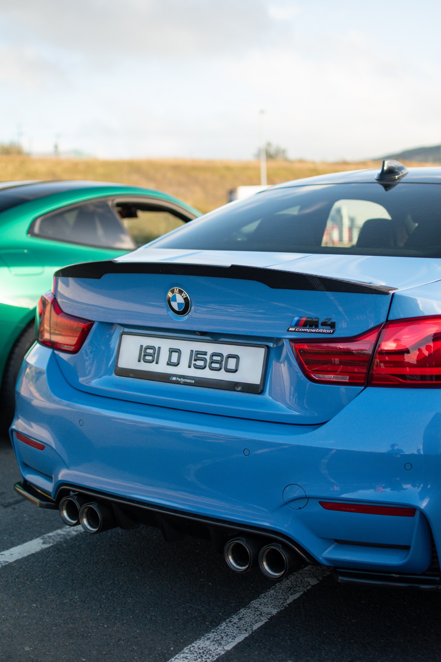 Blue BMW M4